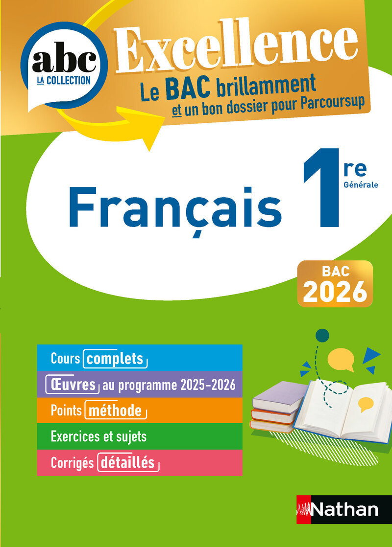 ABC BAC Excellence Français 1re 2026