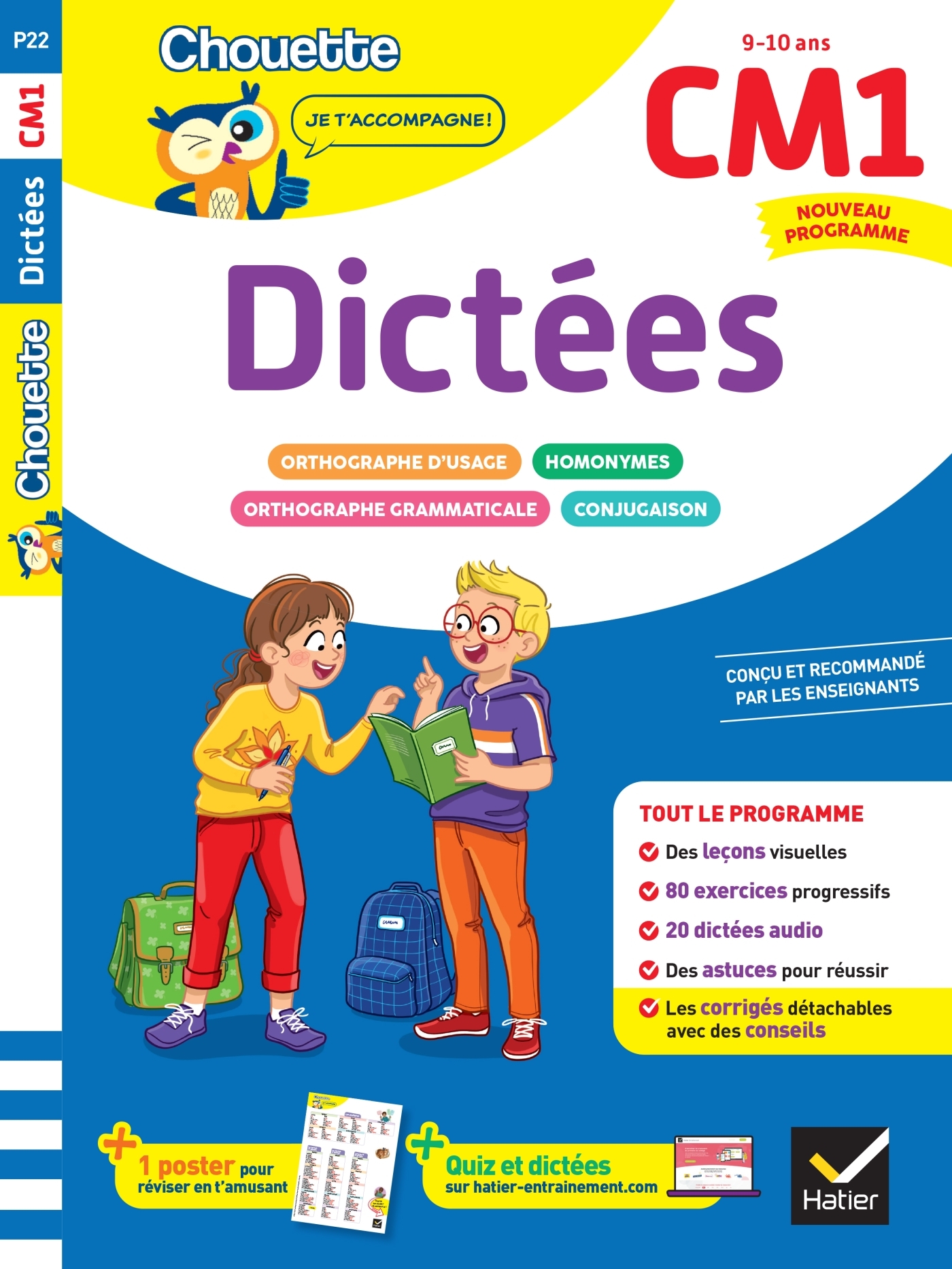 Dictées CM1 - Cahier de soutien nouveau programme