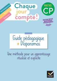 Chaque jour compte - Maths CP - Ed. 2025 - Guide bi-média avec diaporamas