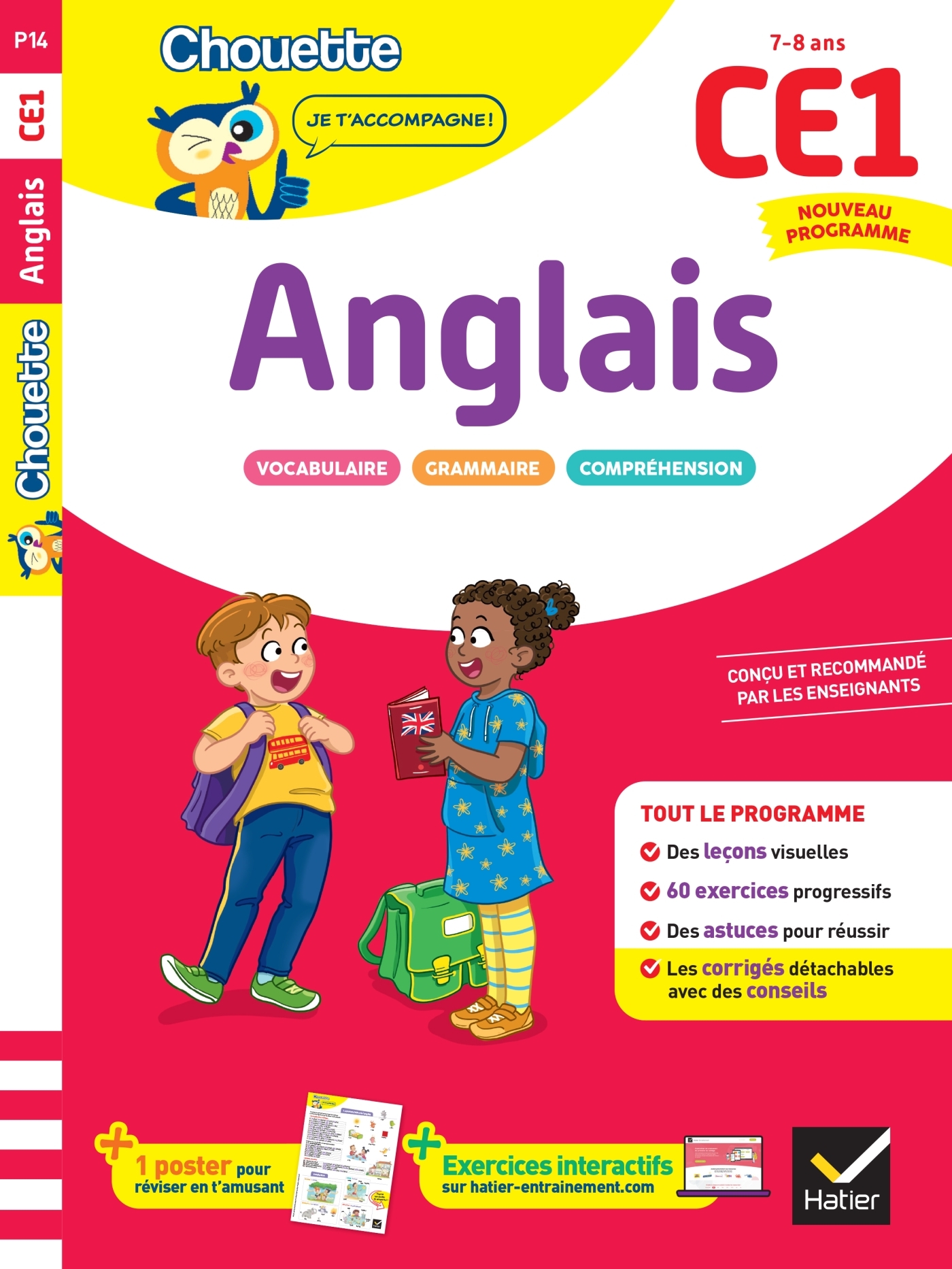 Anglais CE1 - Cahier de soutien nouveau programme