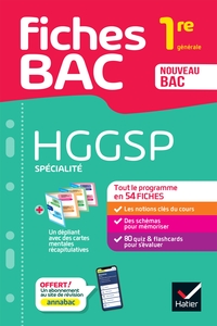 Fiches bac - HGGSP 1re générale (spécialité)