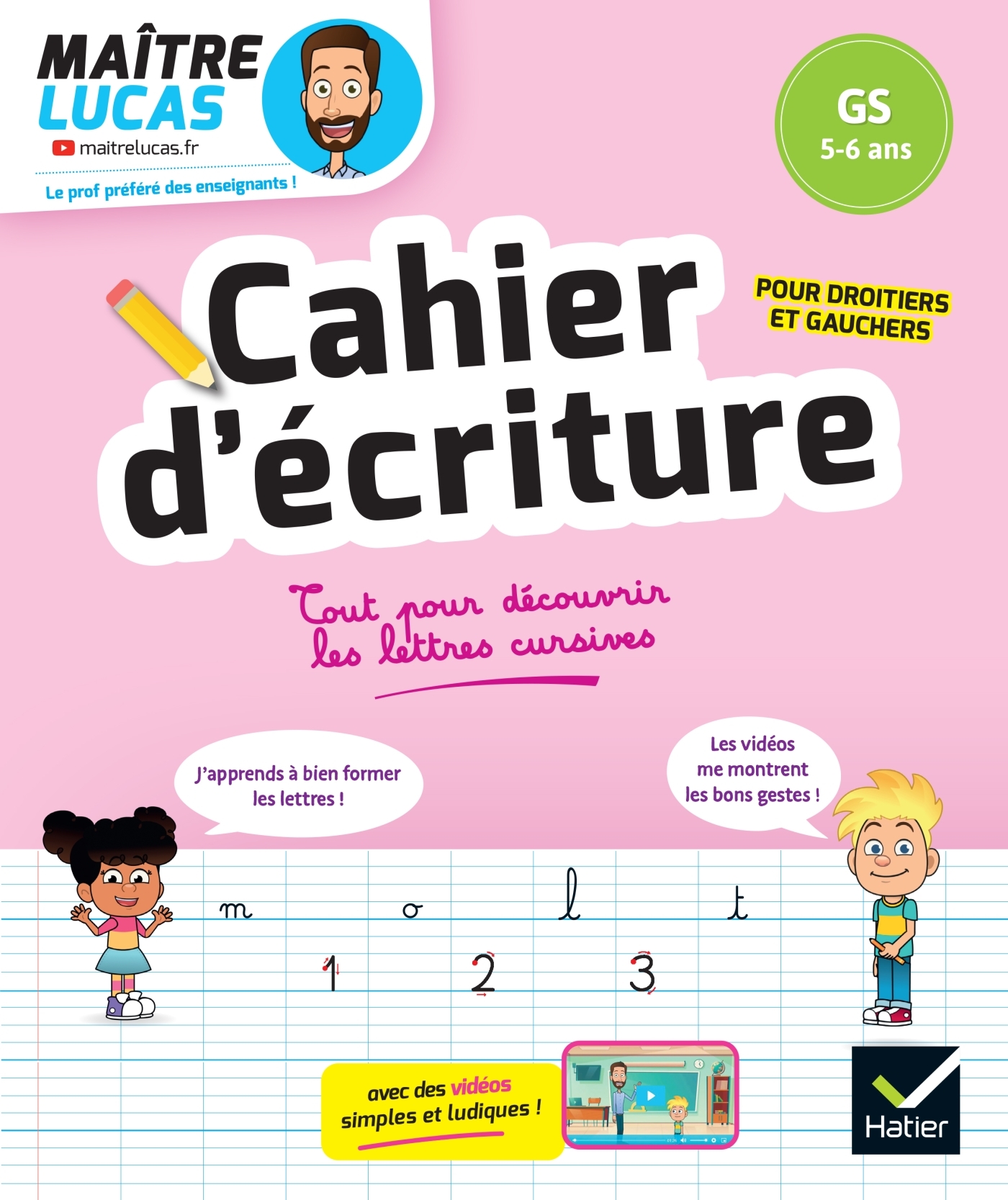 Cahier d'écriture Maître Lucas - GS
