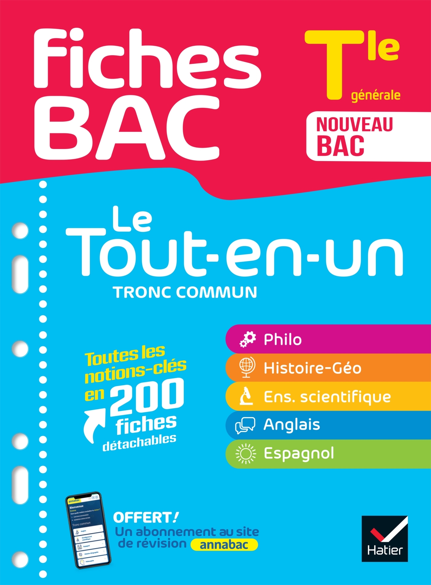 Fiches bac - Le Tout-en-un Tronc commun Tle générale (toutes les matières) - Bac 2026
