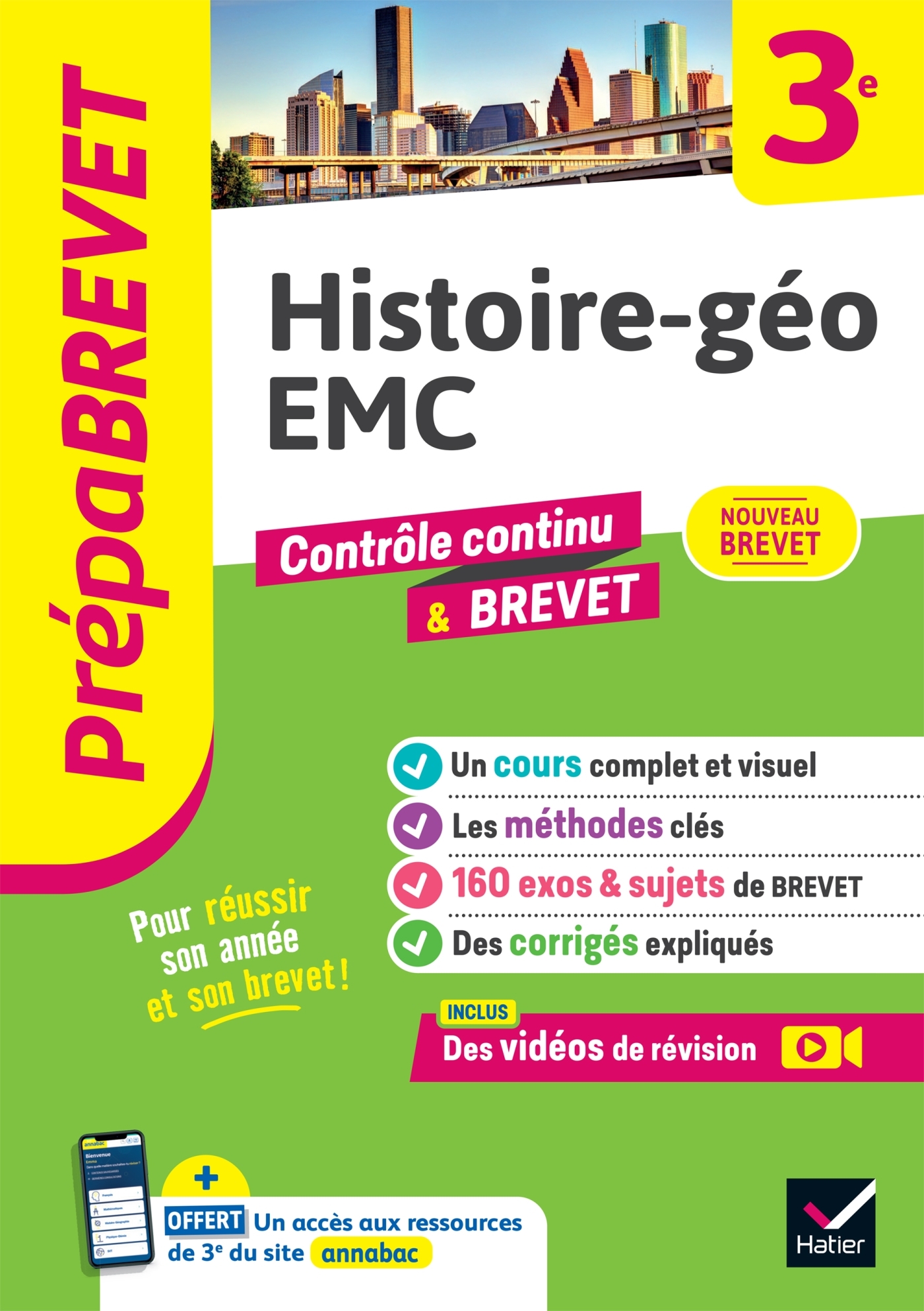 Prépabrevet - Histoire-géo EMC 3e - Brevet 2026