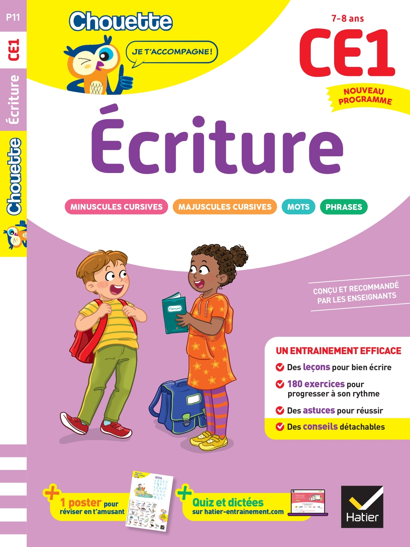 Ecriture CE1 - Cahier de soutien nouveau programme