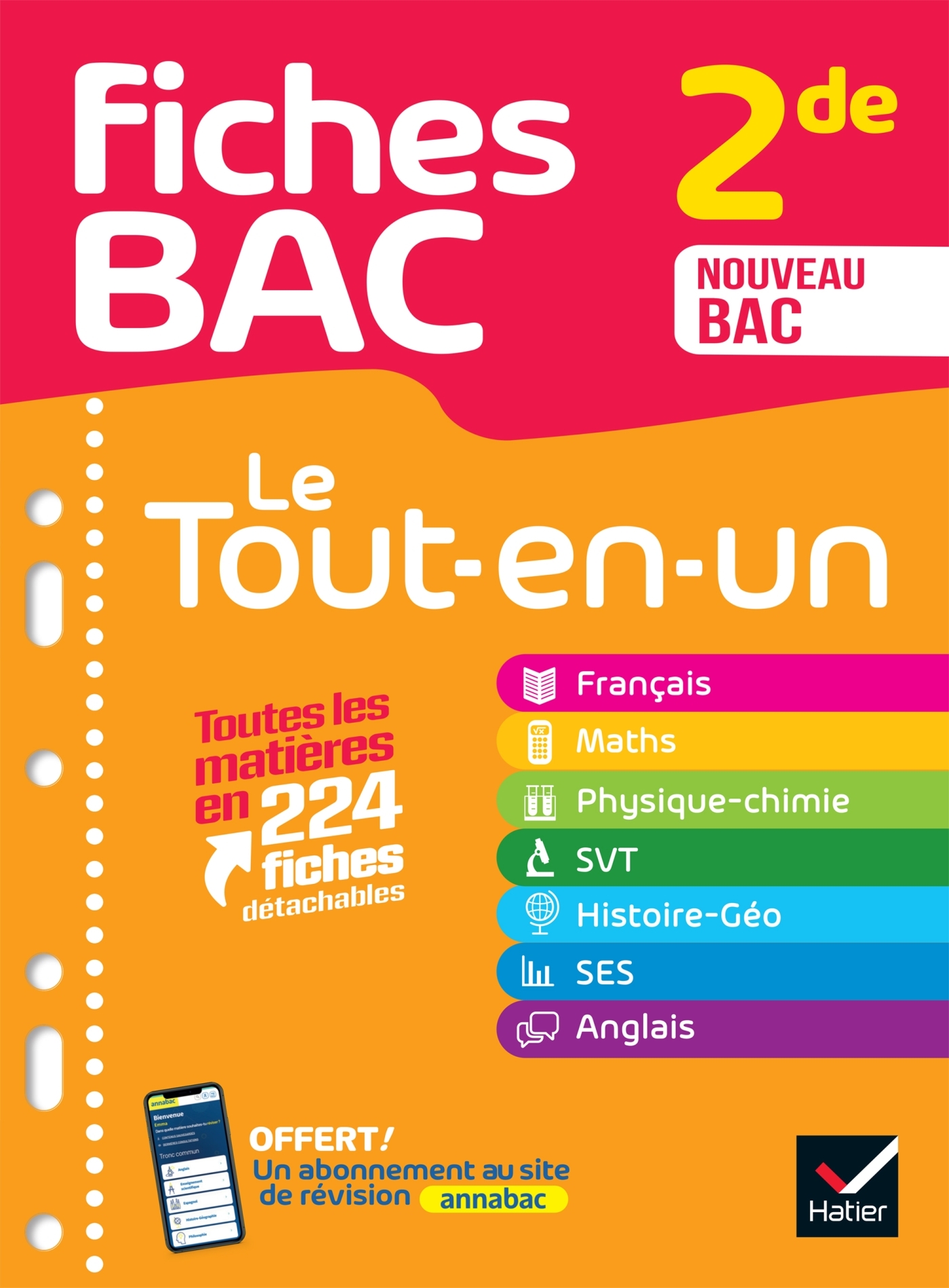 Fiches bac - Le Tout-en-un 2de (toutes les matières) - 2025-2026
