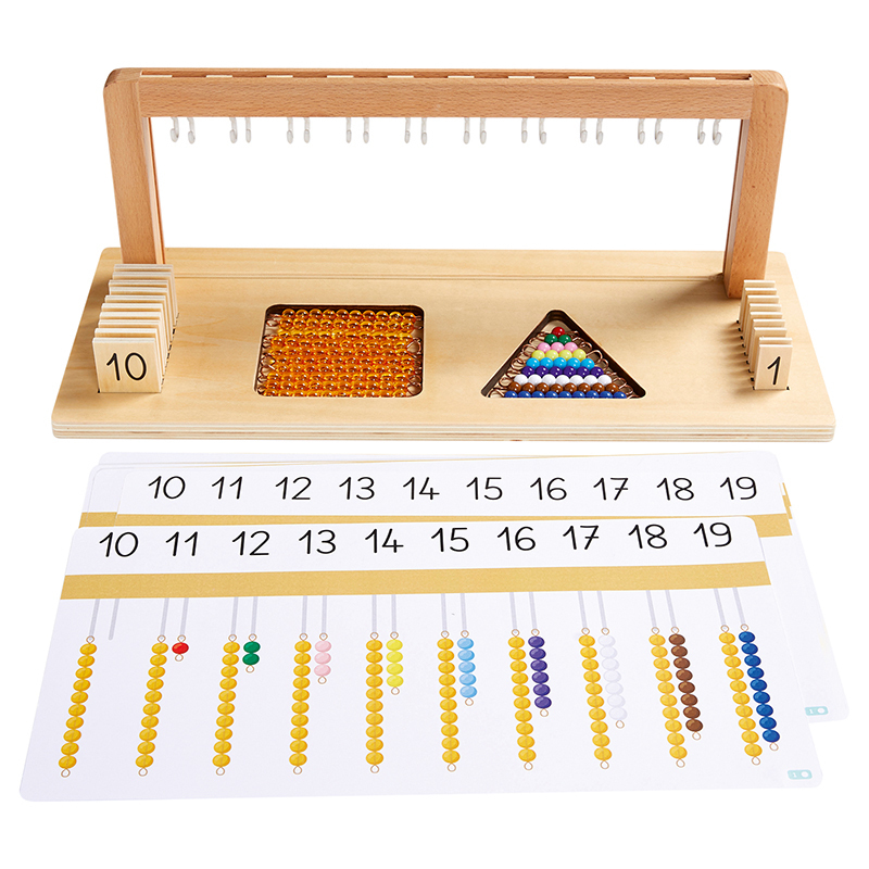 Montessori par Nathan - Atelier porte-perles de 10 à 19