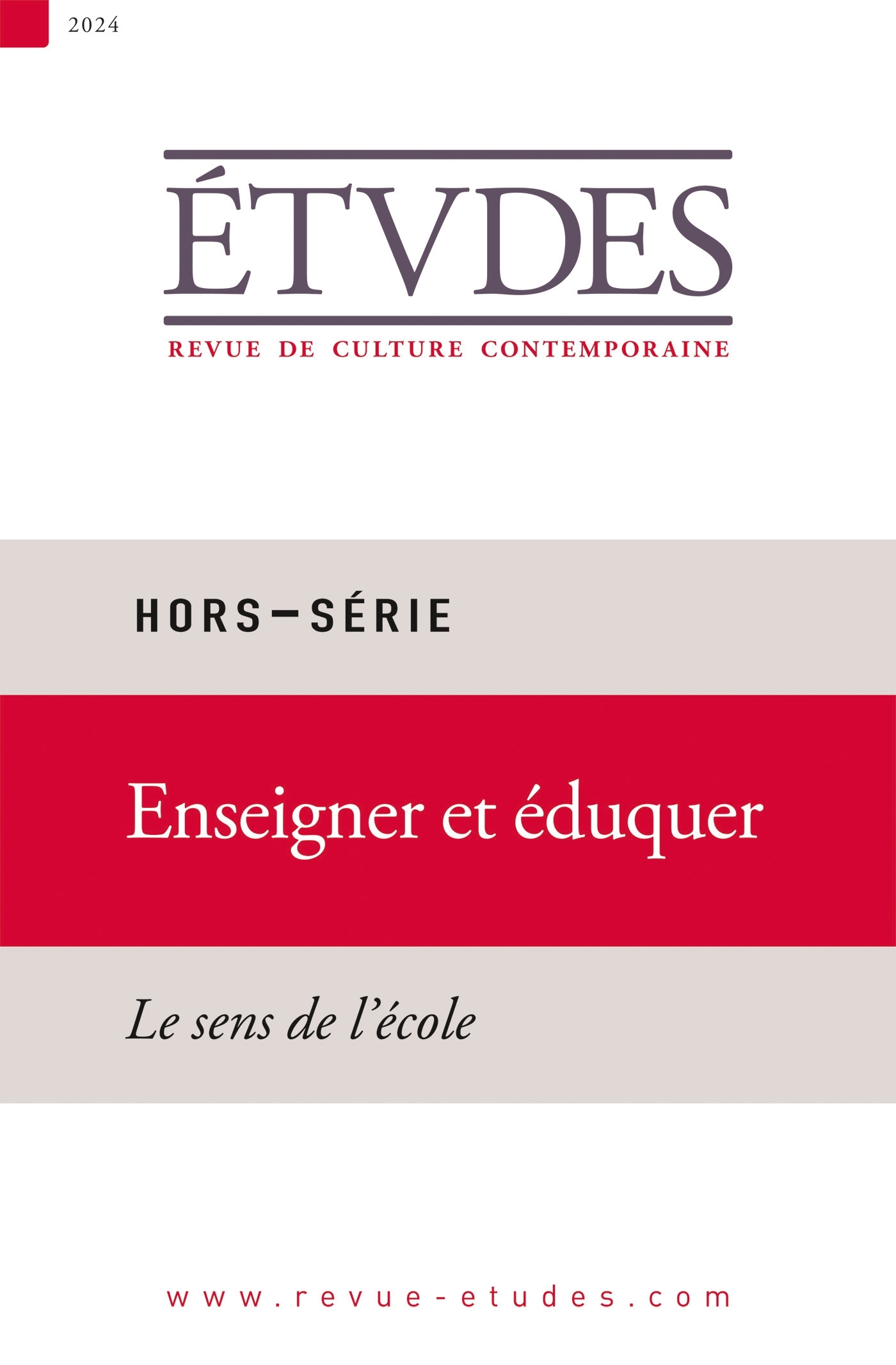 Hors série Etudes 2024 - 09-24