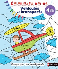 Véhicules transports dès 4 ans - Coloriages malins