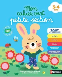 Mon cahier vert Petite section