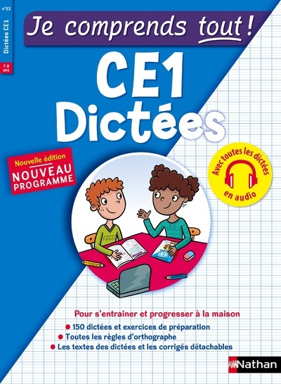 Dictées CE1 - Je comprends tout !