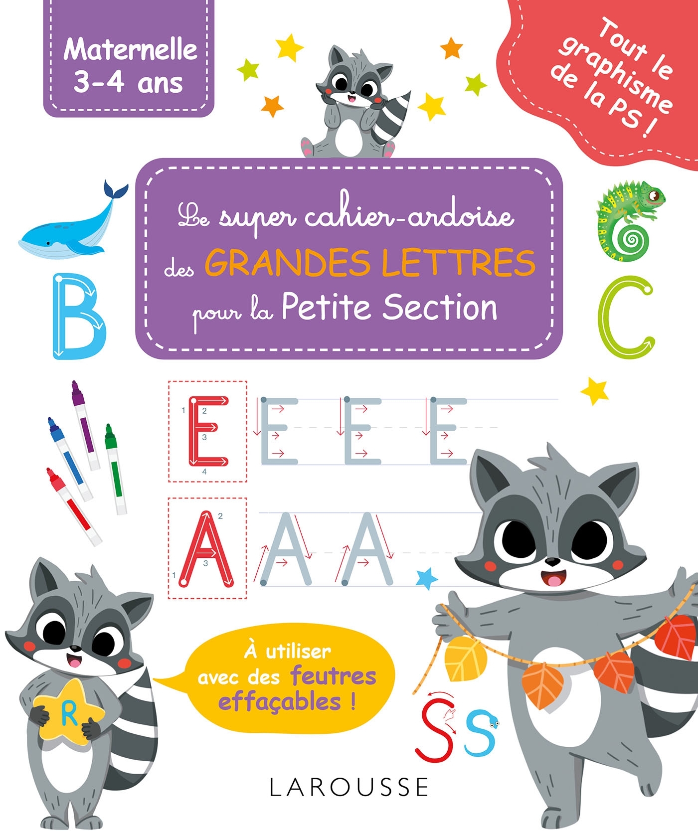Mon super cahier ardoise Petite Section  Grandes lettres