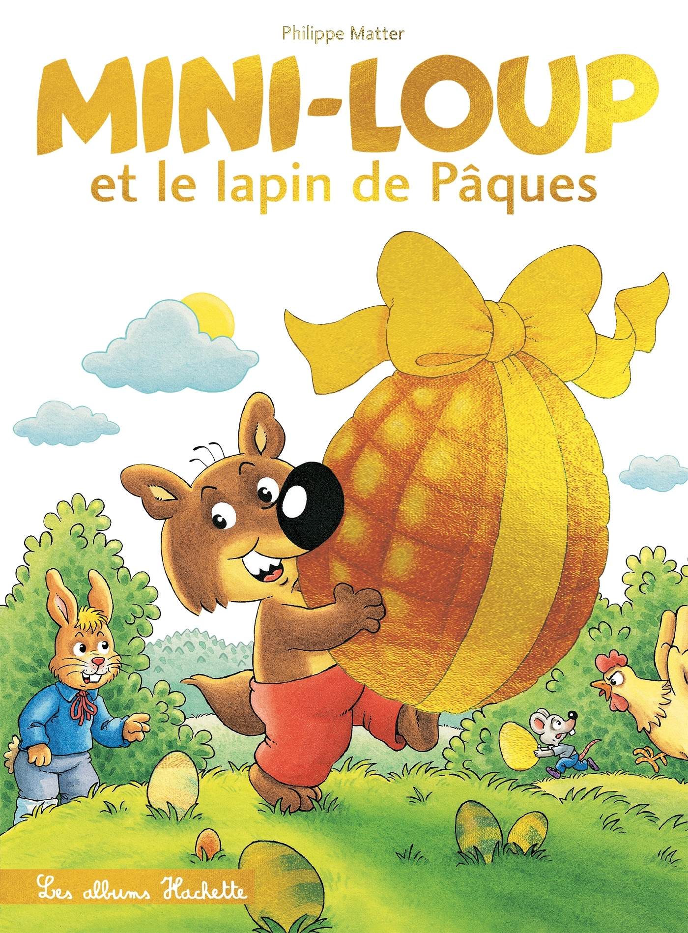 Mini-Loup et le lapin de pâques - couverture brillante