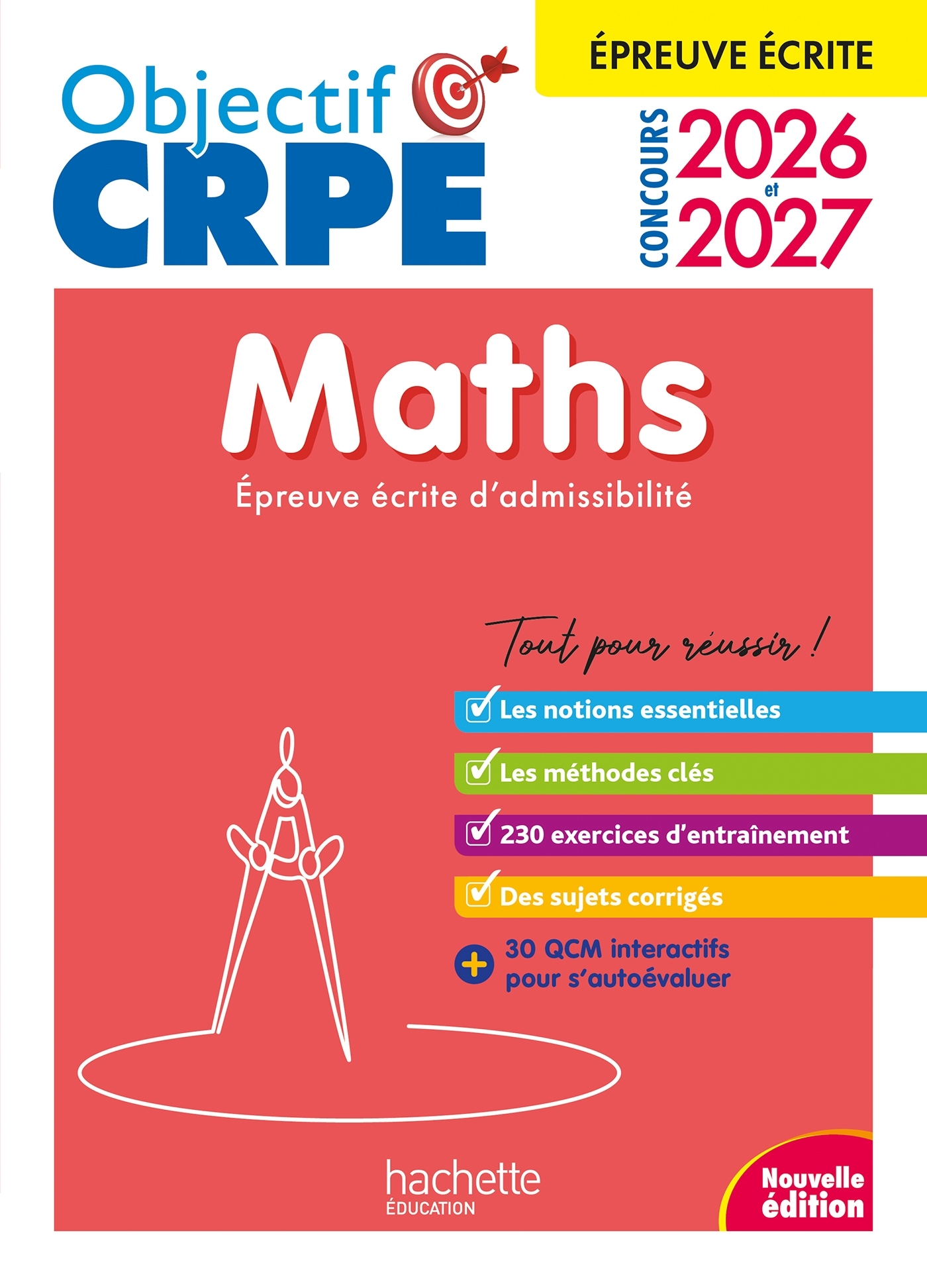 Objectif CRPE 2026-2027 - Maths - épreuve écrite d'admissibilité M2/L3