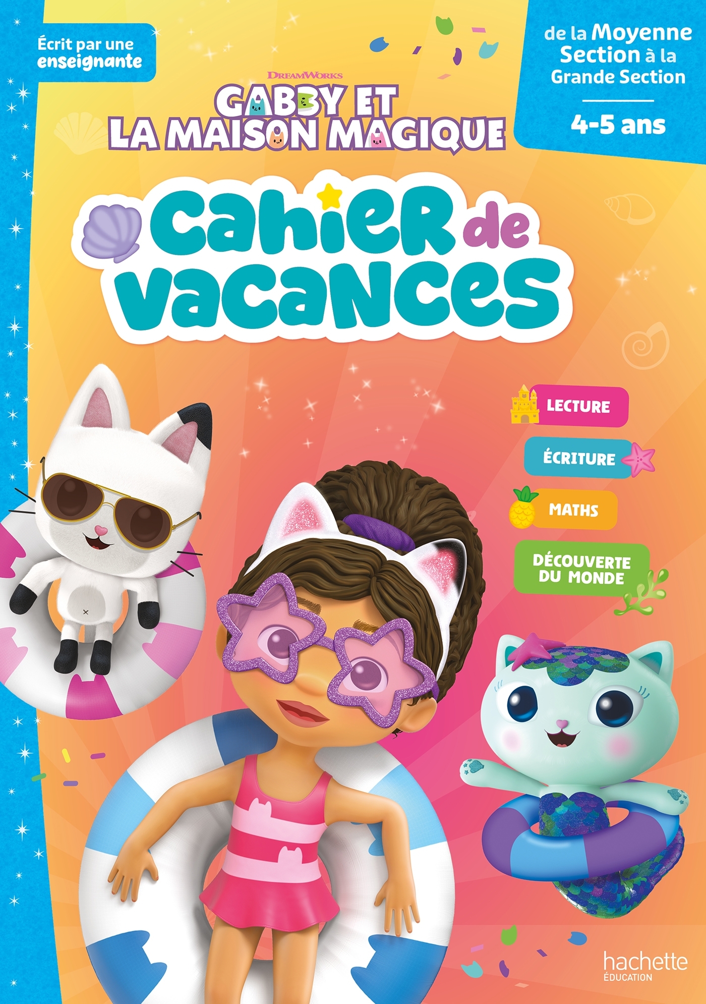 Gabby et la maison magique - Cahier de vacances 2026 - De la Moyenne Section à la Grande Section