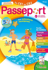 Passeport - Du CE1 au CE2 7/8 ans - Cahier de vacances 2026