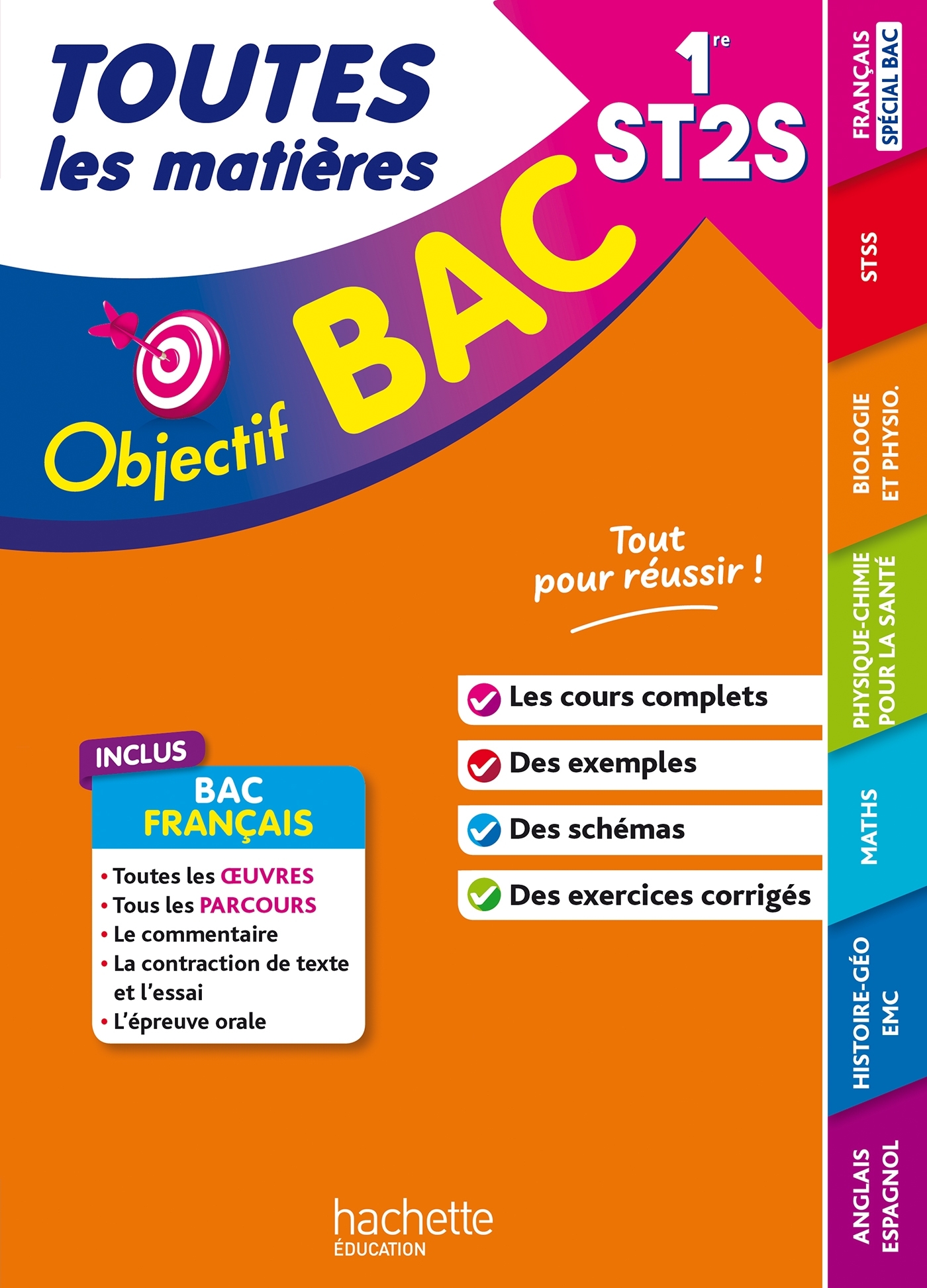 Objectif BAC 2026 - 1re ST2S  Toutes les matières
