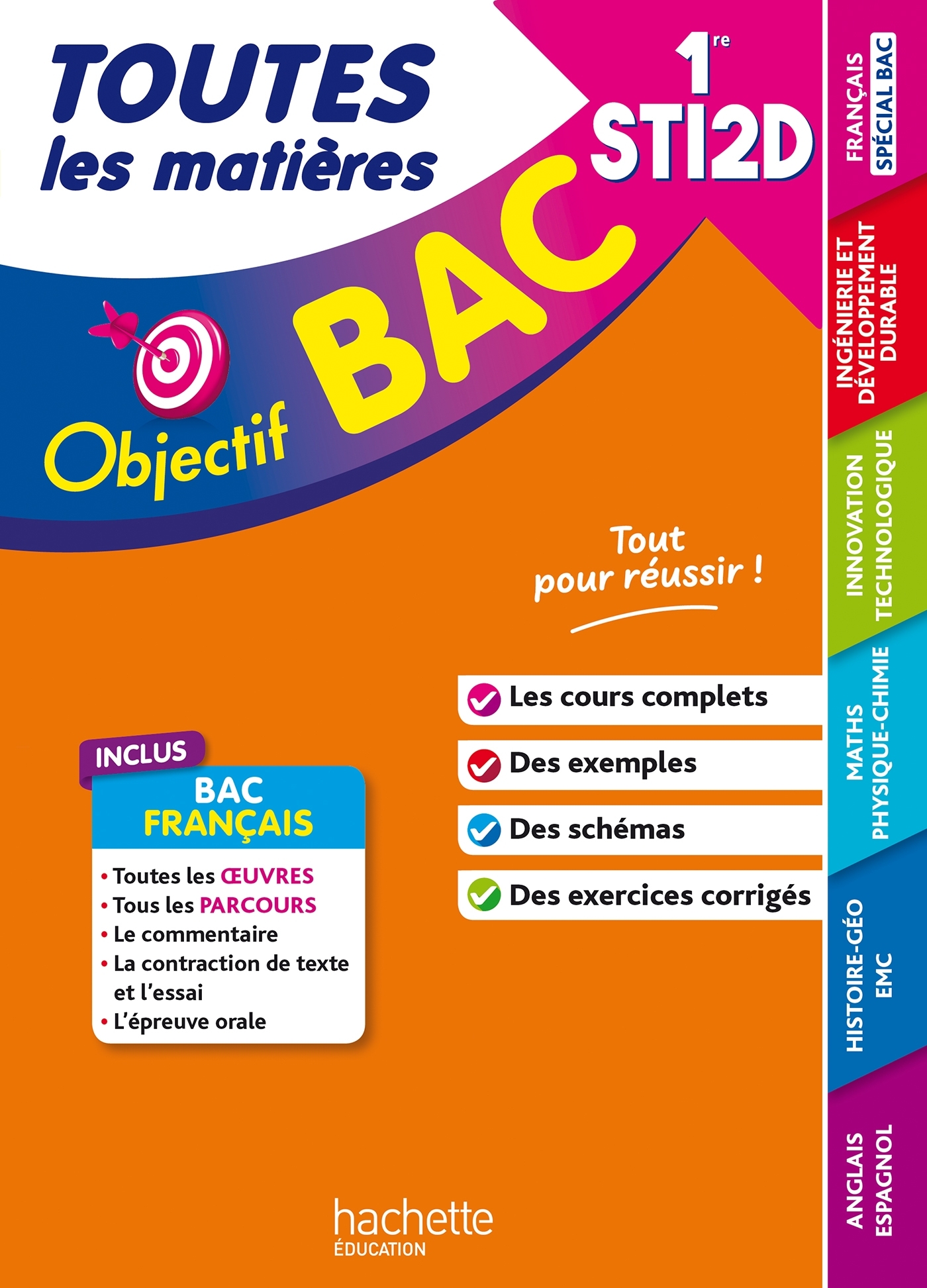 Objectif BAC 2026 - 1re STI2D Toutes les matières