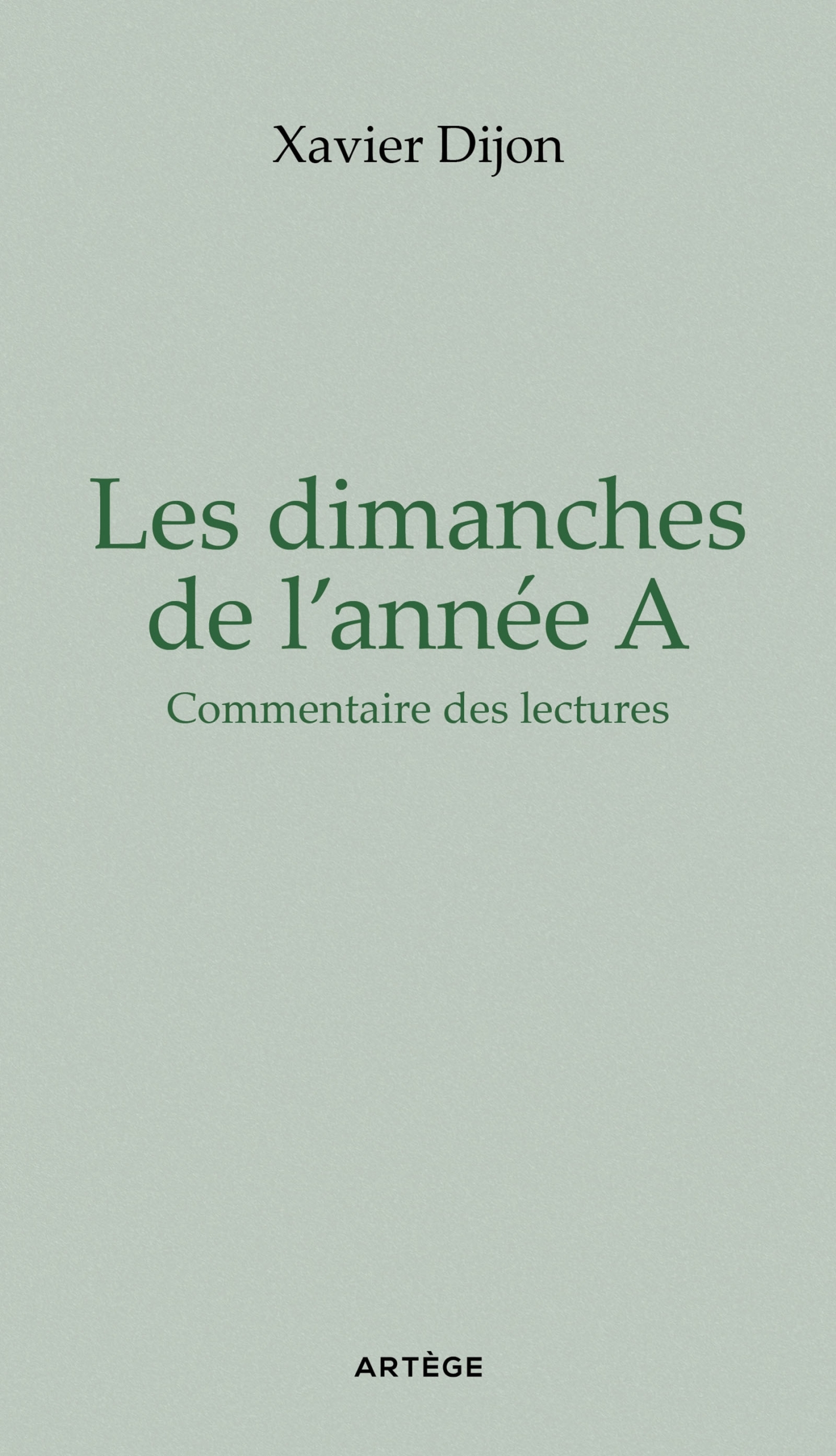 Les dimanches de l'année A