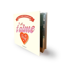Coffret Dis lui avec un biscuit - Je t'aime