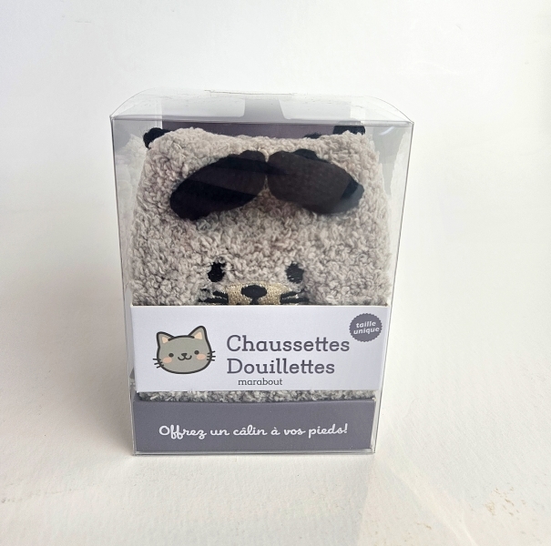 Chaussettes douillettes - Chat