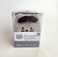 Chaussettes douillettes - Chat