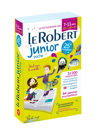 Le Robert Junior poche 7-11 ans - CE-CM-6ème