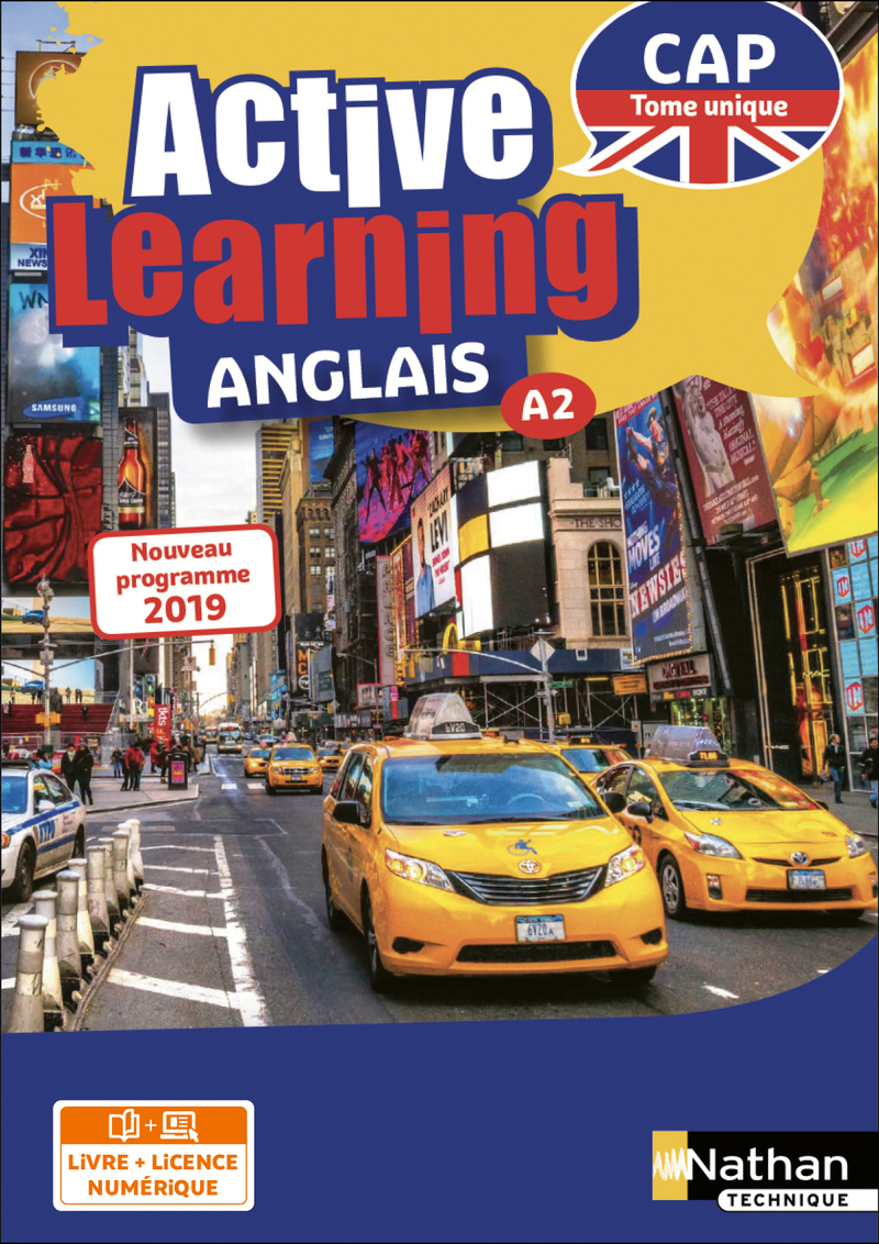 Active Learning Anglais CAP A2 - tome unique - Livre + Licence élève 2019
