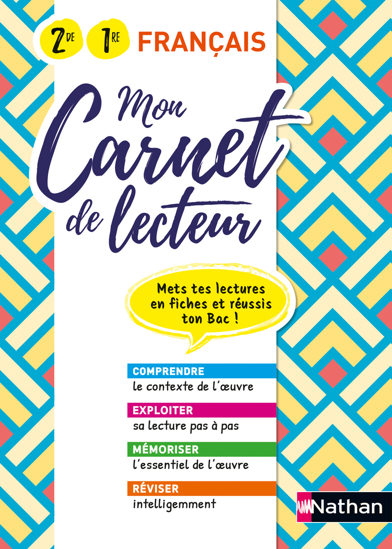 Mon Carnet de lecteur - Français - 2de / 1re générale et technologique
