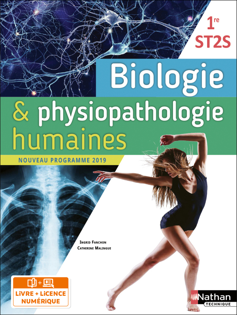 Biologie et physiopathologie humaines - 1ère ST2S - Livre + licence élève 2019