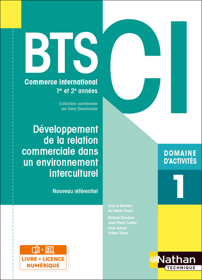 Développement de la relation commerciale dans un environnement interculturel Livre+ licence élève