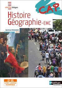 Histoire-Géographie EMC - CAP (Dialogues) Livre + licence élève 2019