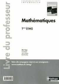 Mathématiques - Tle STMG - livre du professeur Intervalle