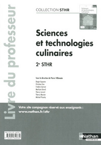 Sciences et technologies culinaires 2ème (STHR) - professeur - 2016