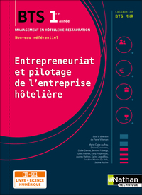 Entrepreneuriat et pilotage de l'entreprise hôtelière - BTS1 (BTS MHR) - Livre + licence élève