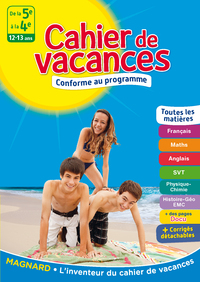 Cahier de vacances - De la 5e à la 4e