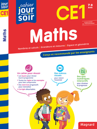 Maths CE1 - Cahier Jour Soir