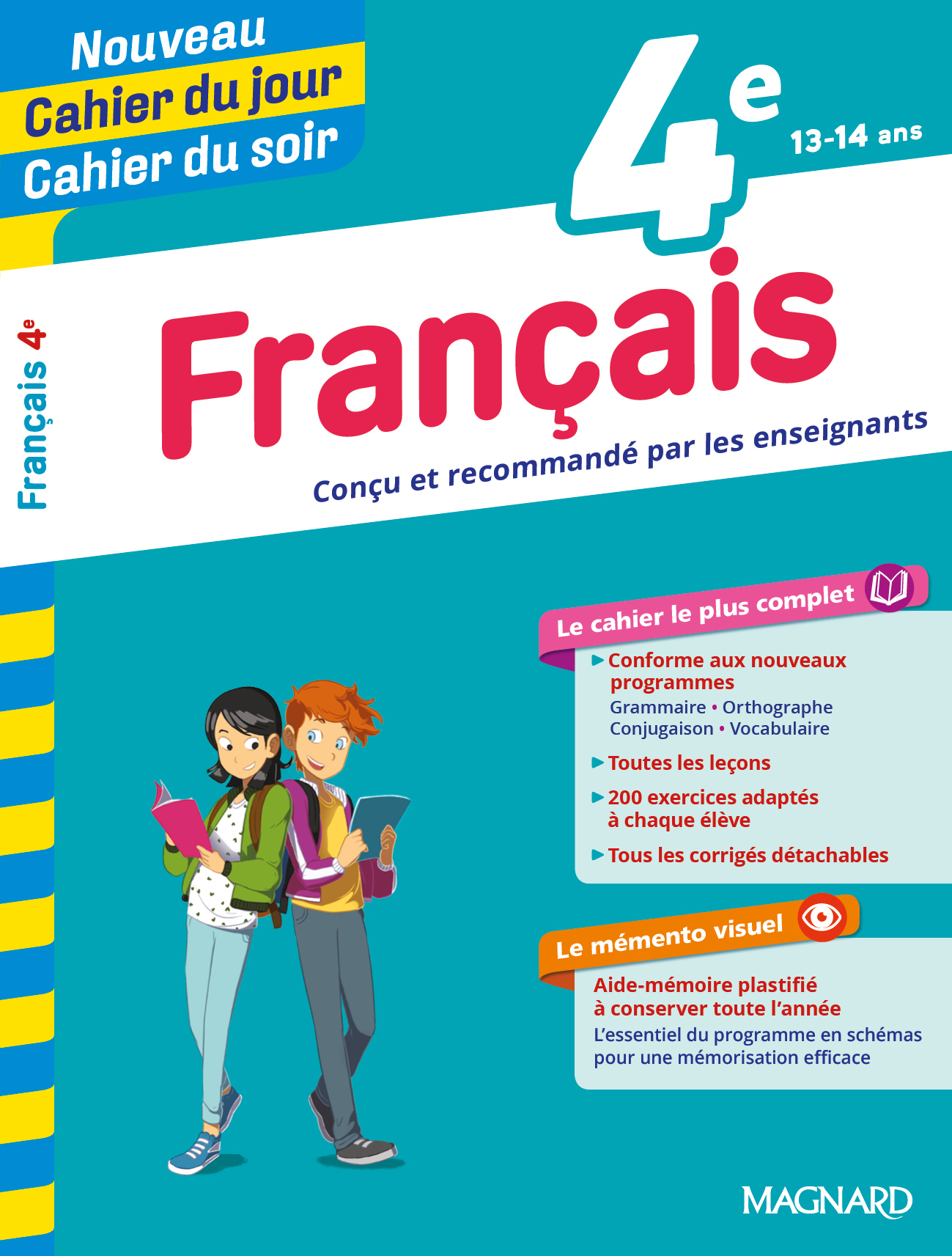 Français 4e - Cahier du jour Cahier du soir