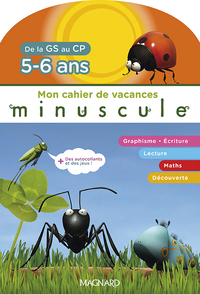 Cahier de vacances Minuscule - GS/CP