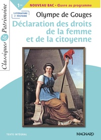 La Déclaration des droits de la femme et de la citoyenne - Classiques et Patrimoine