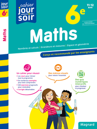 Maths 6e - Cahier Jour Soir