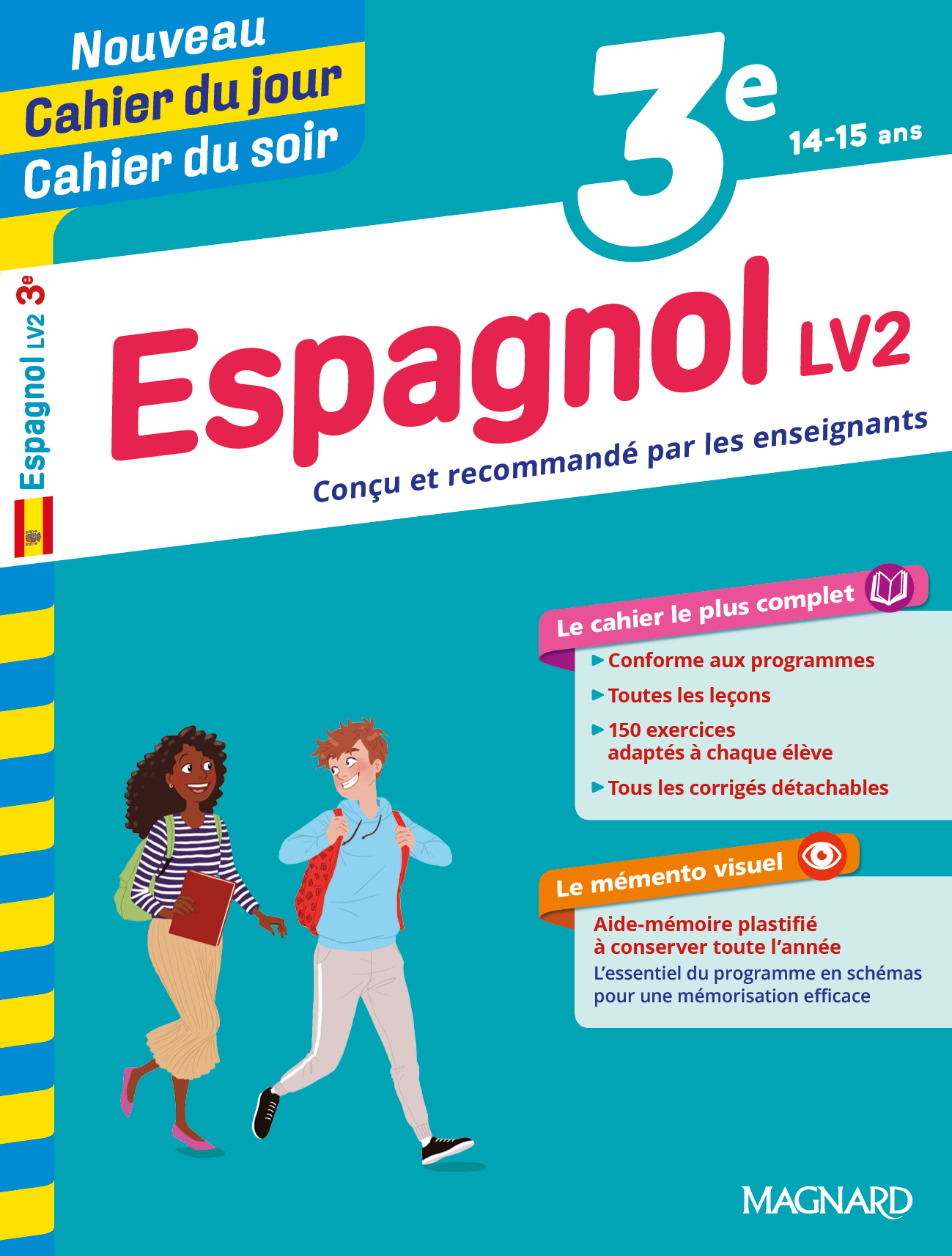 Espagnol 3e - Cahier du jour Cahier du soir