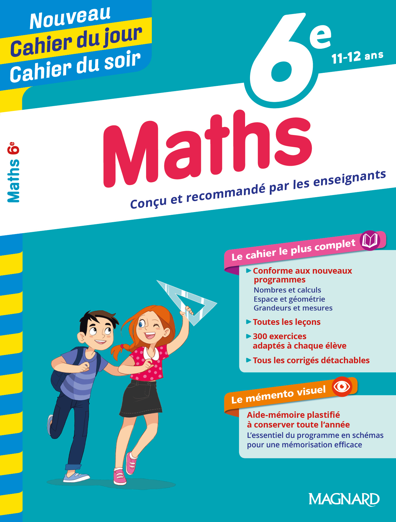 Maths 6e - Cahier du jour Cahier du soir