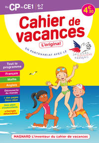 Cahier de vacances 2022, du CP vers le CE1 6-7 ans