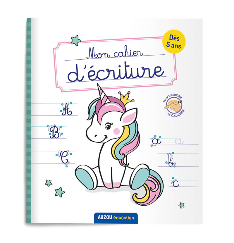 Mon cahier d'écriture - Licornes