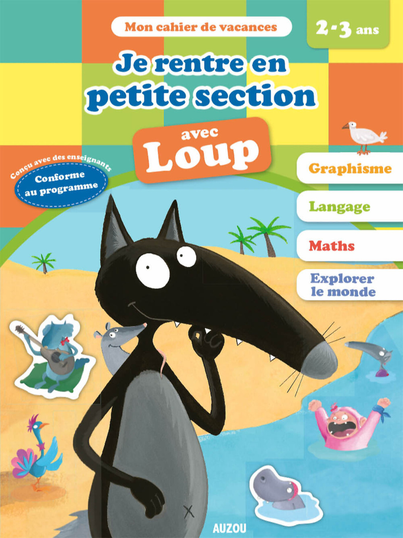 Je rentre en PS avec Loup NED - Mon cahier de vacances
