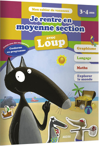 Je rentre en MS avec loup ned - mon cahier de vacances