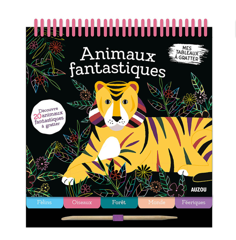 Tableaux à gratter - Animaux fantastiques