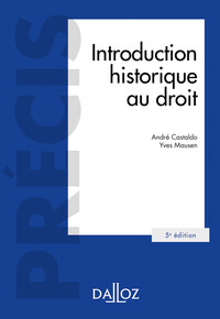 Introduction historique au droit. 5e éd.