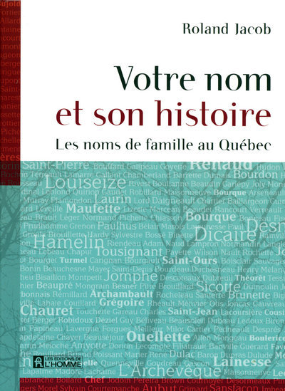 Votre nom et son histoire